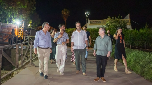 Visita de Carlos Cuerpo a Mérida.