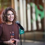 La vicepresidenta primera y ministra de Hacienda, María Jesús Montero. / LP La vicepresidenta primera y ministra de Hacienda, María Jesús Montero. / LP