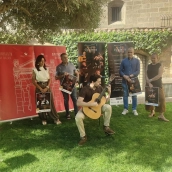 Presentación del VI Festival Internacional de Guitarra de Arroyo de la Luz este lunes en Cáceres. / LP Presentación del VI Festival Internacional de Guitarra de Arroyo de la Luz este lunes en Cáceres. / LP