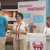 El Centro Cultural Alcazaba de Mérida exhibe hasta el 31 de agosto la exposición “Sí es solo sí: Acabemos con la violencia sexual”. / LP El Centro Cultural Alcazaba de Mérida exhibe hasta el 31 de agosto la exposición “Sí es solo sí: Acabemos con la violencia sexual”. / LP
