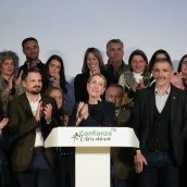 Presentación de las listas del PP para el 21D este lunes. / LP