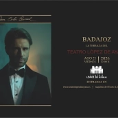 La Terraza del Teatro López de Ayala de Badajoz recibirá este viernes 21 de agosto a Juan Carlos Berrocal. / LP La Terraza del Teatro López de Ayala de Badajoz recibirá este viernes 21 de agosto a Juan Carlos Berrocal. / LP