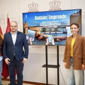 Presentación este lunes de 'Badajoz Emprende' en el Ayuntamiento de Badajoz. / LP Presentación este lunes de 'Badajoz Emprende' en el Ayuntamiento de Badajoz. / LP