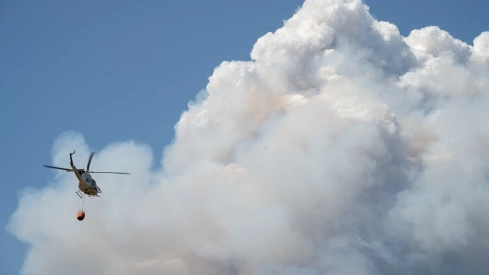 Incendio en Las Hurdes.