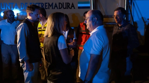 Incendio en Las Hurdes.