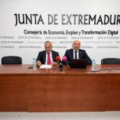El director general de Digitalización Regional, Jesús Coslado y Juan Carlos Preciado, secretario general de Transformación Digital. / LP El director general de Digitalización Regional, Jesús Coslado y Juan Carlos Preciado, secretario general de Transformación Digital. / LP