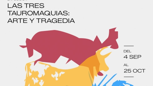 Cartel de Las tres Turomaquias: Arte y tragedia. / LP Cartel de Las tres Turomaquias: Arte y tragedia. / LP
