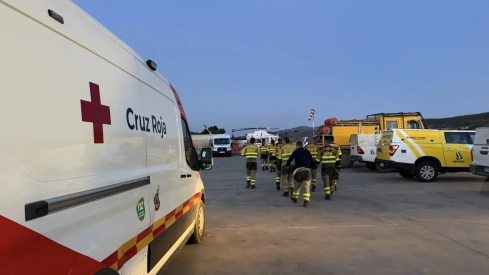 Incendio en Las Hurdes.