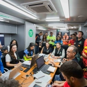 Reunión del Cecopi de este viernes en Pinofranqueado. / LP