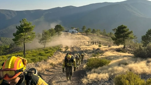 El incendio ha afectado a 3.765,34 hectáreas, según la última medición difundida este domingo por el Infoex. / LP El incendio ha afectado a 3.765,34 hectáreas, según la última medición difundida este domingo por el Infoex. / LP