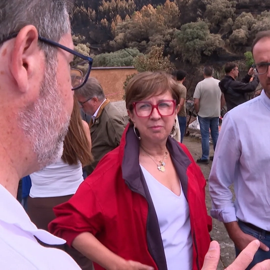 La consejera de Industria, Energía, Ciencia y Territorio, Mercedes Morán, ha visitado este lunes los municipios de Pinofranqueado y Nuñomoral. / LP La consejera de Industria, Energía, Ciencia y Territorio, Mercedes Morán, ha visitado este lunes los municipios de Pinofranqueado y Nuñomoral. / LP