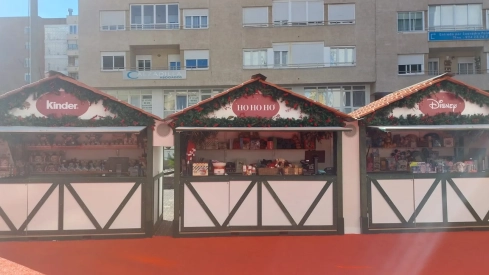 Mercado de Navidad de El Corte Inglés de Badajoz. / LP