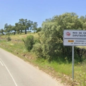 La carretera provincial BA-065 conecta Fregenal de la Sierra con la Ermita de los Remedios. / LP La carretera provincial BA-065 conecta Fregenal de la Sierra con la Ermita de los Remedios. / LP