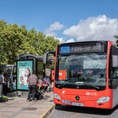 El Ayuntamiento recuerda que hace tres años decidió establecer la gratuidad del autobús urbano. / LP El Ayuntamiento recuerda que hace tres años decidió establecer la gratuidad del autobús urbano. / LP