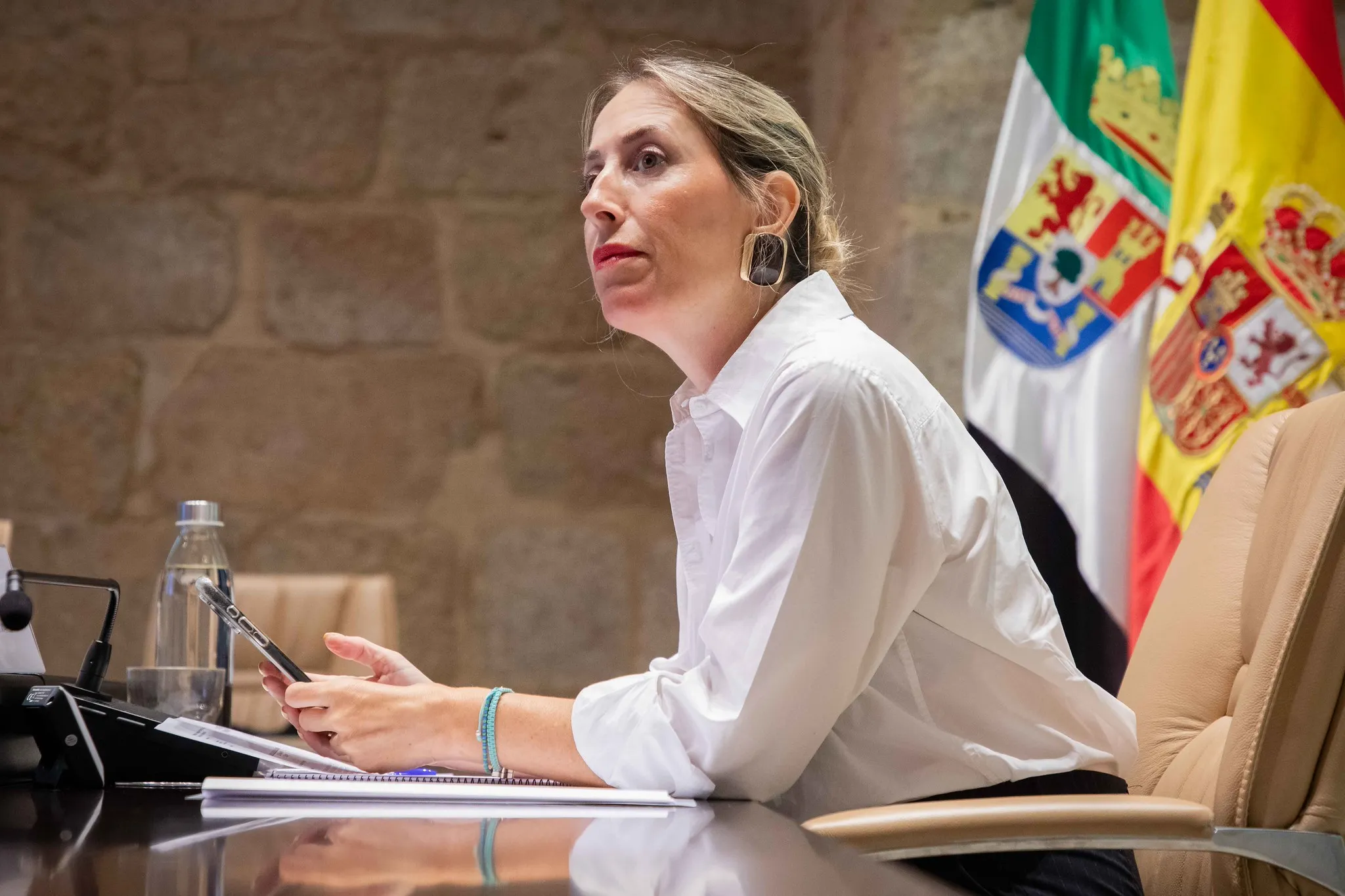 María Guardiola, este martes presidiendo el Consejo de Gobierno de la Junta de Extremadura. / LP María Guardiola, este martes presidiendo el Consejo de Gobierno de la Junta de Extremadura. / LP