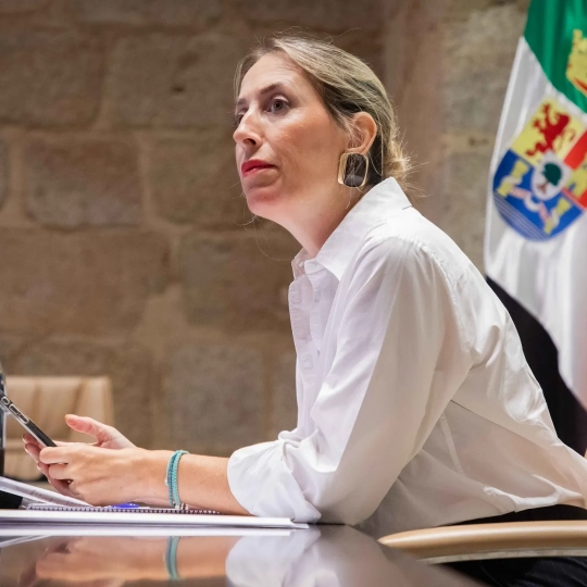 María Guardiola, este martes presidiendo el Consejo de Gobierno de la Junta de Extremadura. / LP María Guardiola, este martes presidiendo el Consejo de Gobierno de la Junta de Extremadura. / LP