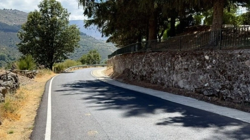 La Diputación de Cáceres ha terminado las obras de rehabilitación estructural del firme de la carretera CC-225. / LP La Diputación de Cáceres ha terminado las obras de rehabilitación estructural del firme de la carretera CC-225. / LP