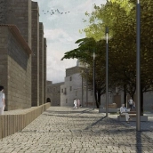 El concurso público convocado por el Ayuntamiento de Cáceres para remodelar la plaza de Santiago ha vuelto a quedar desierto por segunda vez. / LP El concurso público convocado por el Ayuntamiento de Cáceres para remodelar la plaza de Santiago ha vuelto a quedar desierto por segunda vez. / LP
