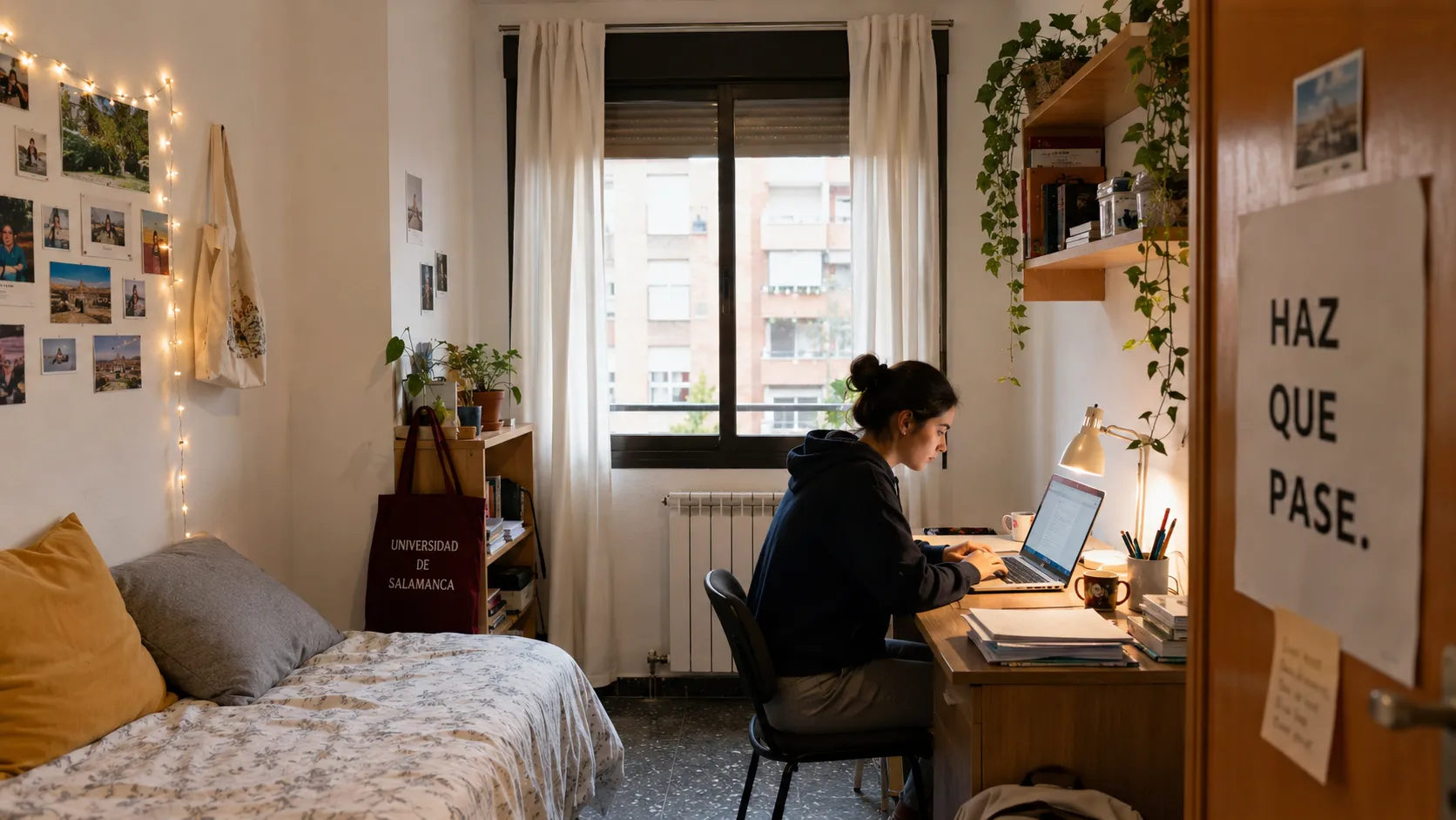 Casi la mitad de los universitarios extremeños estudia fuera de la región y miles de los que eligen la UEx también tienen que mudarse. / LP Casi la mitad de los universitarios extremeños estudia fuera de la región y miles de los que eligen la UEx también tienen que mudarse. / LP