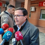 El candidato del PSOE a la Presidencia de la Junta de Extremadura, Miguel Ángel Gallardo. / LP