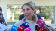 La presidenta de la Junta de Extremadura, María Guardiola. / LP