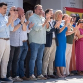 Mérida celebró este miércoles una concentración a las puertas del ayuntamiento para expresar su apoyo y solidaridad con Ceuta. / CEDIDA Mérida celebró este miércoles una concentración a las puertas del ayuntamiento para expresar su apoyo y solidaridad con Ceuta. / CEDIDA