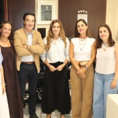 Reunión de trabajo mantenida por la alcaldesa de Villanueva de la Serena, Ana Belén Fernández González, con representantes de Apamex. / LP Reunión de trabajo mantenida por la alcaldesa de Villanueva de la Serena, Ana Belén Fernández González, con representantes de Apamex. / LP