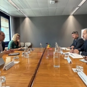 Reunión mantenida este miércoles en Lisboa entre el consejero de Infraestructuras, Francisco Ramírez, y el secretario de Estado de Infraestructuras portugués, Hugo Espírito Santo. / LP Reunión mantenida este miércoles en Lisboa entre el consejero de Infraestructuras, Francisco Ramírez, y el secretario de Estado de Infraestructuras portugués, Hugo Espírito Santo. / LP