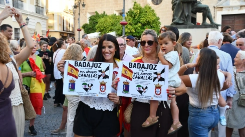 Concentración en Badajoz.