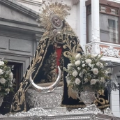 El Ayuntamiento de Badajoz propondrá el nombramiento de Nuestra Señora de la Soledad Coronada, patrona de la ciudad, como alcaldesa perpetua y honorífica. / LP