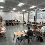 Mesa de negociación de la función pública en una imagen de archivo. / LP