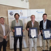 Aqualia ha recibido una triple certificación de Aenor sobre la huella ambiental, la huella del agua y la huella hídrica. / LP Aqualia ha recibido una triple certificación de Aenor sobre la huella ambiental, la huella del agua y la huella hídrica. / LP