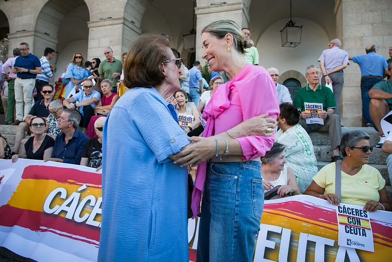 Concentración por Ceuta en Cáceres.