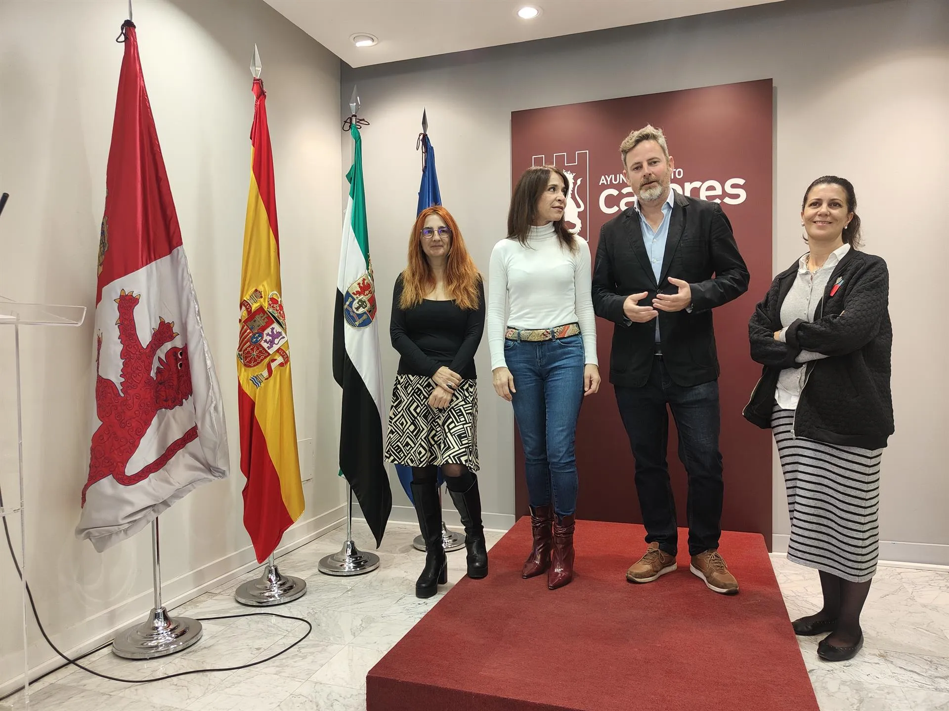 Concejales del PSOE de Cáceres. / LP