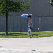 Prácticamente toda Extremadura permanecerá este sábado, 5 de septiembre, en aviso amarillo por altas temperaturas. / LP 