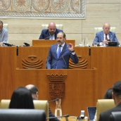 El consejero de Infraestructuras, Transporte y Vivienda, Francisco José Ramírez, defendió la norma. / LP El consejero de Infraestructuras, Transporte y Vivienda, Francisco José Ramírez, defendió la norma. / LP