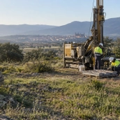 Técnicos hacen una prospección para un proyecto de geotermia en una imagen de archivo. / LP Técnicos hacen una prospección para un proyecto de geotermia en una imagen de archivo. / LP