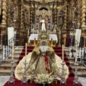 Nuestra Señora del Rosario, perteneciente a la Cofradía de Santo Domingo de Guzmán, en Jerez de los Caballeros. / CEDIDA Nuestra Señora del Rosario, perteneciente a la Cofradía de Santo Domingo de Guzmán, en Jerez de los Caballeros. / CEDIDA