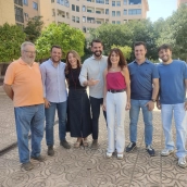 La secretaria local del PSOE de Cáceres y portavoz municipal, Belén Fernández Casero, ha presentado este lunes su precandidatura a la Alcaldía de Cáceres. / LP 