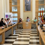 La Comisión Informativa de Economía, Hacienda, Especial de Cuentas y Empresa del Ayuntamiento de Cáceres . / LP La Comisión Informativa de Economía, Hacienda, Especial de Cuentas y Empresa del Ayuntamiento de Cáceres . / LP