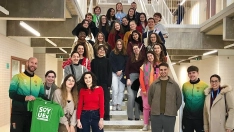 La UEx en una edición de sus Jornadas de Bienvenida a Estudiantes Internacionales Welcome Day en febrero de este año. / Uex