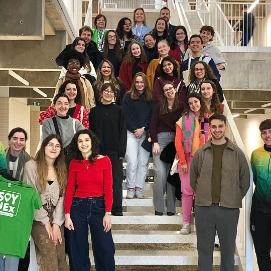 La UEx en una edición de sus Jornadas de Bienvenida a Estudiantes Internacionales Welcome Day en febrero de este año. / Uex La UEx en una edición de sus Jornadas de Bienvenida a Estudiantes Internacionales Welcome Day en febrero de este año. / Uex