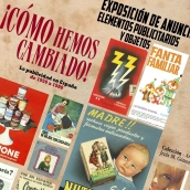 Cartel de la exposición ¡Cómo hemos cambiado! La publicidad en España de 1950 a 1980. / LP Cartel de la exposición ¡Cómo hemos cambiado! La publicidad en España de 1950 a 1980. / LP
