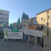 La organización agraria APAG Extremadura Asaja ha iniciado este lunes una protesta ante la Presidencia de la Junta. / EP La organización agraria APAG Extremadura Asaja ha iniciado este lunes una protesta ante la Presidencia de la Junta. / EP