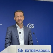 El portavoz del PP de Extremadura, Luis Miguel Núñez. / EP El portavoz del PP de Extremadura, Luis Miguel Núñez. / EP
