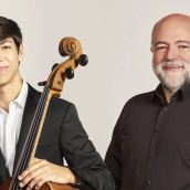 El violonchelista Álvaro Lozano y el pianista Miguel Ángel Ortega Chavaldas. / LP El violonchelista Álvaro Lozano y el pianista Miguel Ángel Ortega Chavaldas. / LP