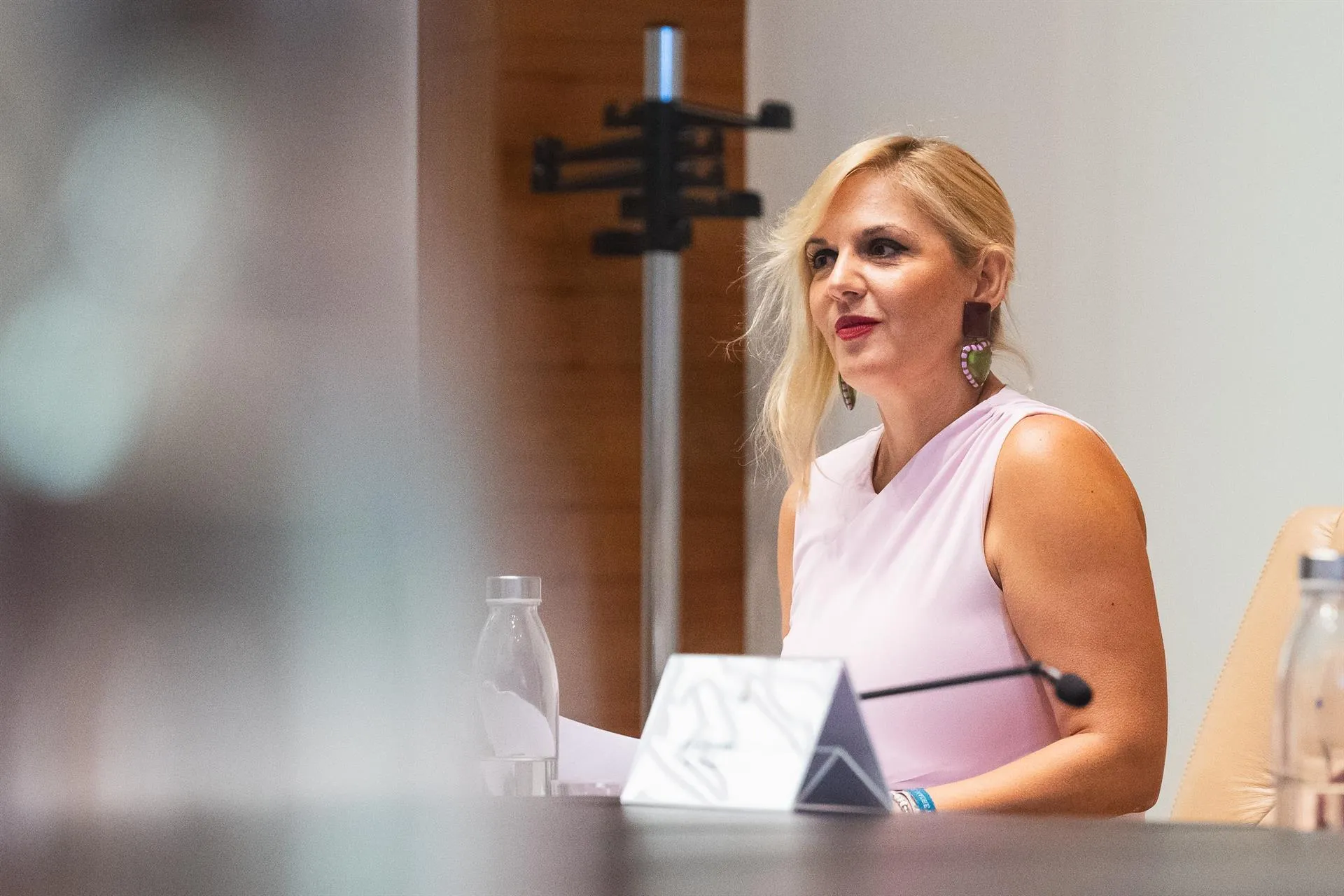 La portavoz del Ejecutivo autonómico, Elena Manzano. / LP