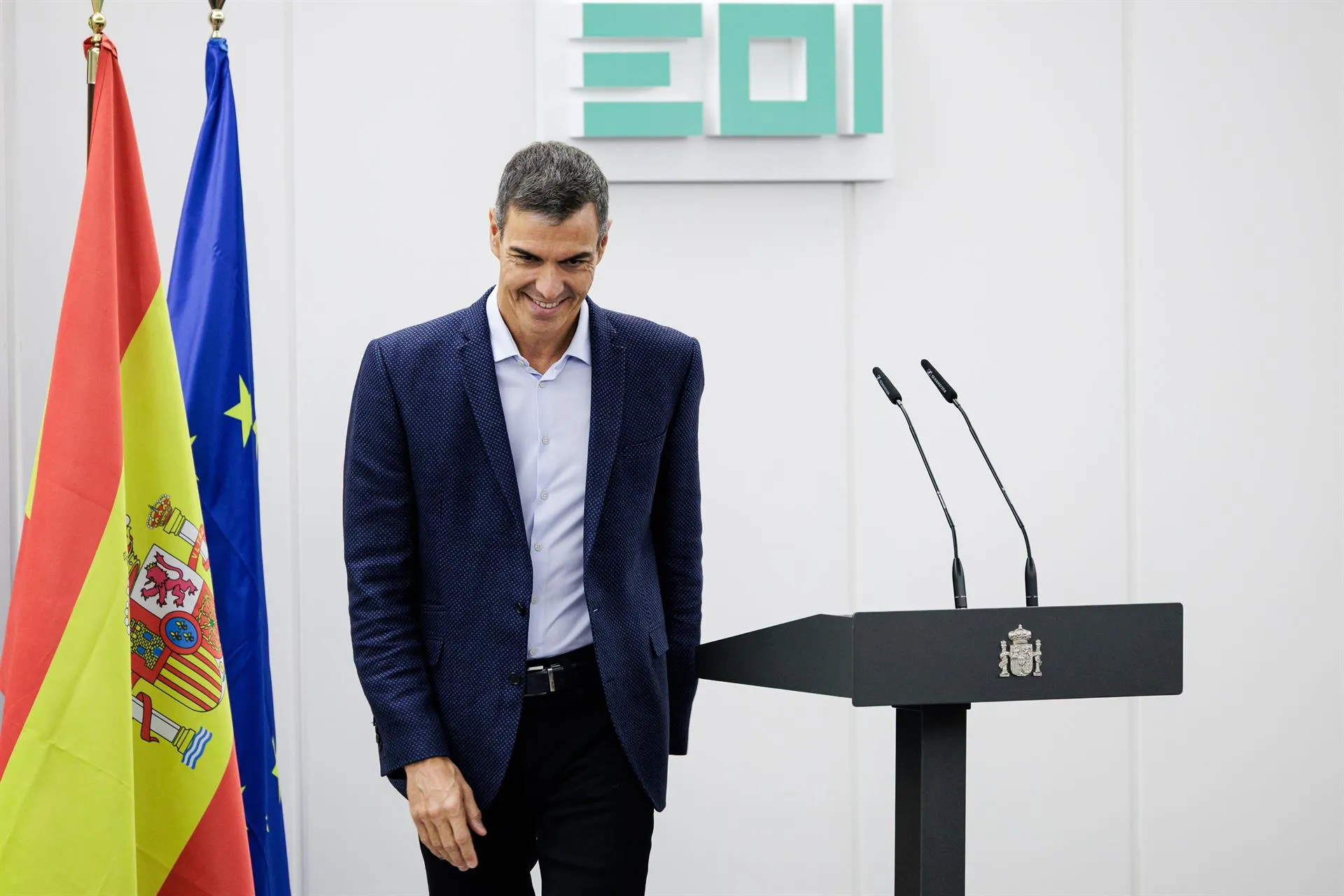 El presidente del Gobierno, Pedro Sánchez, durante el acto La Formación Profesional: el impulso de un país. / EP El presidente del Gobierno, Pedro Sánchez, durante el acto La Formación Profesional: el impulso de un país. / EP