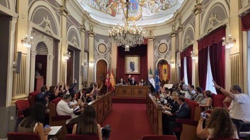 El Pleno del Ayuntamiento de Badajoz ha aprobado por unanimidad la adjudicación de las obras de la piscina climatizada y exterior de la margen derecha. / EP El Pleno del Ayuntamiento de Badajoz ha aprobado por unanimidad la adjudicación de las obras de la piscina climatizada y exterior de la margen derecha. / EP