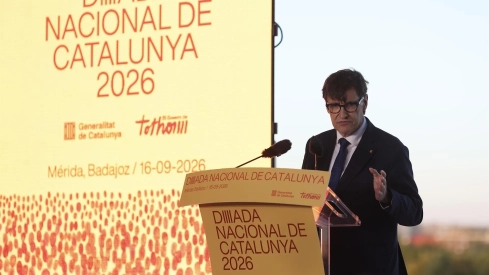 El presidente de la Generalitat, Salvador Illa, defendió una “nueva etapa de fraternidad” entre Cataluña y Extremadura. / LP El presidente de la Generalitat, Salvador Illa, defendió una “nueva etapa de fraternidad” entre Cataluña y Extremadura. / LP